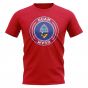 Guam Football Badge T-Shirt (Red)