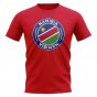 Namibia Football Badge T-Shirt (Red)