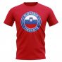 Slovenia Football Badge T-Shirt (Red)