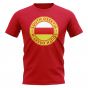 South Ossetia Football Badge T-Shirt (Red)