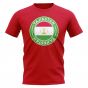 Tajikstan Football Badge T-Shirt (Red)