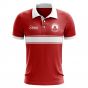 Gibraltar Concept Stripe Polo Shirt (Red) (Kids)