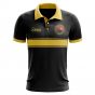 Papua New Guinea Concept Stripe Polo Shirt (Black) (Kids)