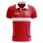 Portugal Concept Stripe Polo Shirt (Red) (Kids)