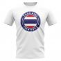 Thailand Football Badge T-Shirt (White)