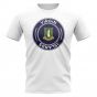 British Virgin Islands Football Badge T-Shirt (White)