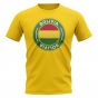 Bolivia Football Badge T-Shirt (Yellow)