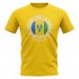 Saint Vincent and Grenadines Football Badge T-Shirt (Yellow)