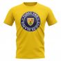 Turks and Caicos Football Badge T-Shirt (Yellow)