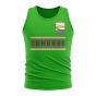 Comoros Core Football Country Sleeveless Tee (Green)