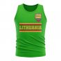 Lithuania Core Football Country T-Shirt (Green)