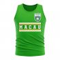 Macau Core Football Country Sleeveless Tee (Green)