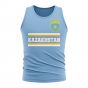 Kazakhstan Core Football Country Sleeveless Tee (Sky)