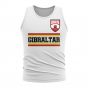 Gibraltar Core Football Country Sleeveless Tee (White)