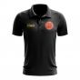 China Football Polo Shirt (Black)