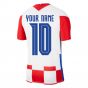 2020-2021 Croatia Home Nike Football Shirt (Your Name)