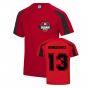 Alessio Romagnoli Milan Sport Training Jersey (Red)