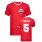 Benjamin Pavard Bayern Munich Ringer Tee (Red)