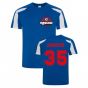 Igor Akinfeev CSKA Moscow Sports Training Jersey (Blue)