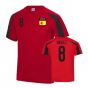 Spain Sports Training Jersey (Niguez 8)