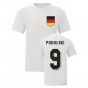 Lukas Podolski Germany National Hero Tee's (White)