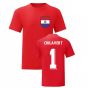 Jose Luis Chilavert Paraguay National Hero Tee (Red)