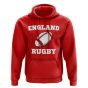 England Rugby Ball Hoody (Red)