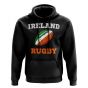 Ireland Rugby Ball Hoody (Black)