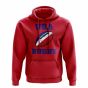 USA Rugby Ball Hoody (Red)