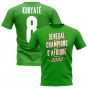 Cheikhou Kouyate 2022 Senegal African Nations Winners Tee (Green)