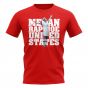 Megan Rapinoe United States-Player T-Shirt (Red)