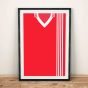 Aberdeen 1976 Football Shirt Art Print