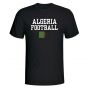 Algeria Football T-Shirt - Black