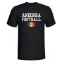 Andorra Football T-Shirt - Black