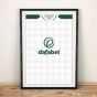 Celtic 18/19 Away Football Shirt Art Print