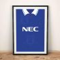 Everton 1993-95 Football Shirt Art Print