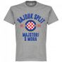 Hajduk Split Established T-Shirt - Grey