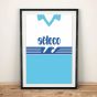 Lazio 1992 Football Shirt Art Print