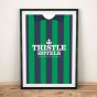 Leeds United 1993/94 Away Football Shirt Art Print