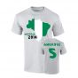 Nigeria 2014 Country Flag T-shirt (ambrose 5)