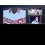 West Ham United FC 1980 Brooking Signed Shirt (Framed)
