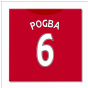 Man United 16-17 Canvas Print (Pogba 6)