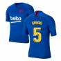 2019-2020 Barcelona Nike Training Shirt (Blue) - Kids (SERGIO 5)