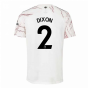 2020-2021 Arsenal Adidas Away Football Shirt (Kids) (DIXON 2)