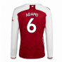 2020-2021 Arsenal Adidas Home Long Sleeve Shirt (ADAMS 6)