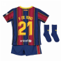 2020-2021 Barcelona Home Nike Baby Kit (F.DE JONG 21)