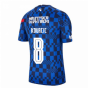 2020-2021 Croatia Pre-Match Training Shirt (Blue) - Kids (KOVACIC 8)