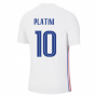 2020-2021 France Away Nike Vapor Match Shirt (PLATINI 10)