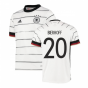 2020-2021 Germany Home Adidas Football Shirt (Kids) (BIERHOFF 20)