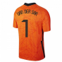 2020-2021 Holland Home Nike Football Shirt (Kids) (VAN DER SAR 1)